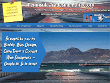 Tablet Screenshot of peninsulainfo.co.za